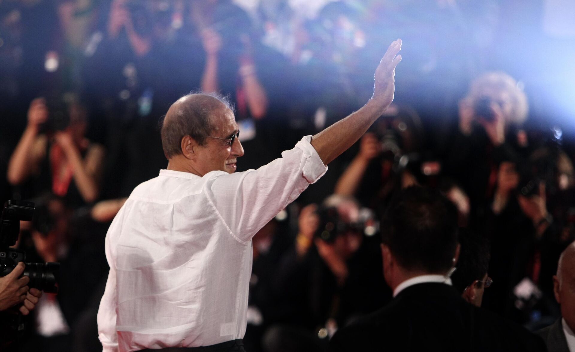 Итальянский певец и актер Адриано Челентано на 65-м Венецианском кинофестивале. 4 сентября 2008 года Итальянский певец и актер Адриано Челентано на 65-м Венецианском кинофестивале. 4 сентября 2008 года - РИА Новости, 1920, 21.08.2025