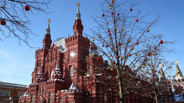 Здание Государственного исторического музея в Москве