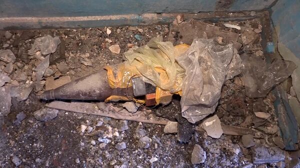 Самодельная бомба, найденная в тайнике нацбатальона Кракен