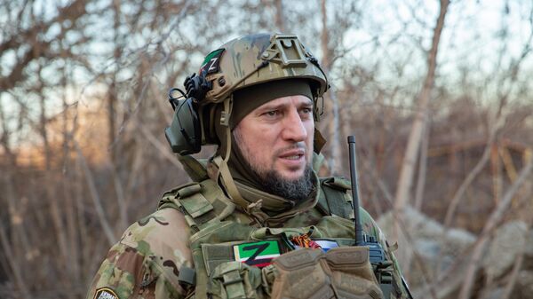 Помощник главы Чечни, командир спецназа Ахмат, замкомандующего 2-го Армейским корпусом НМ ЛНР Апты Алаудинов