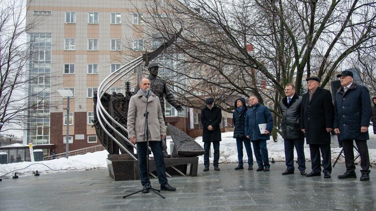 Открытие памятника работникам энергетической отрасли в Москве