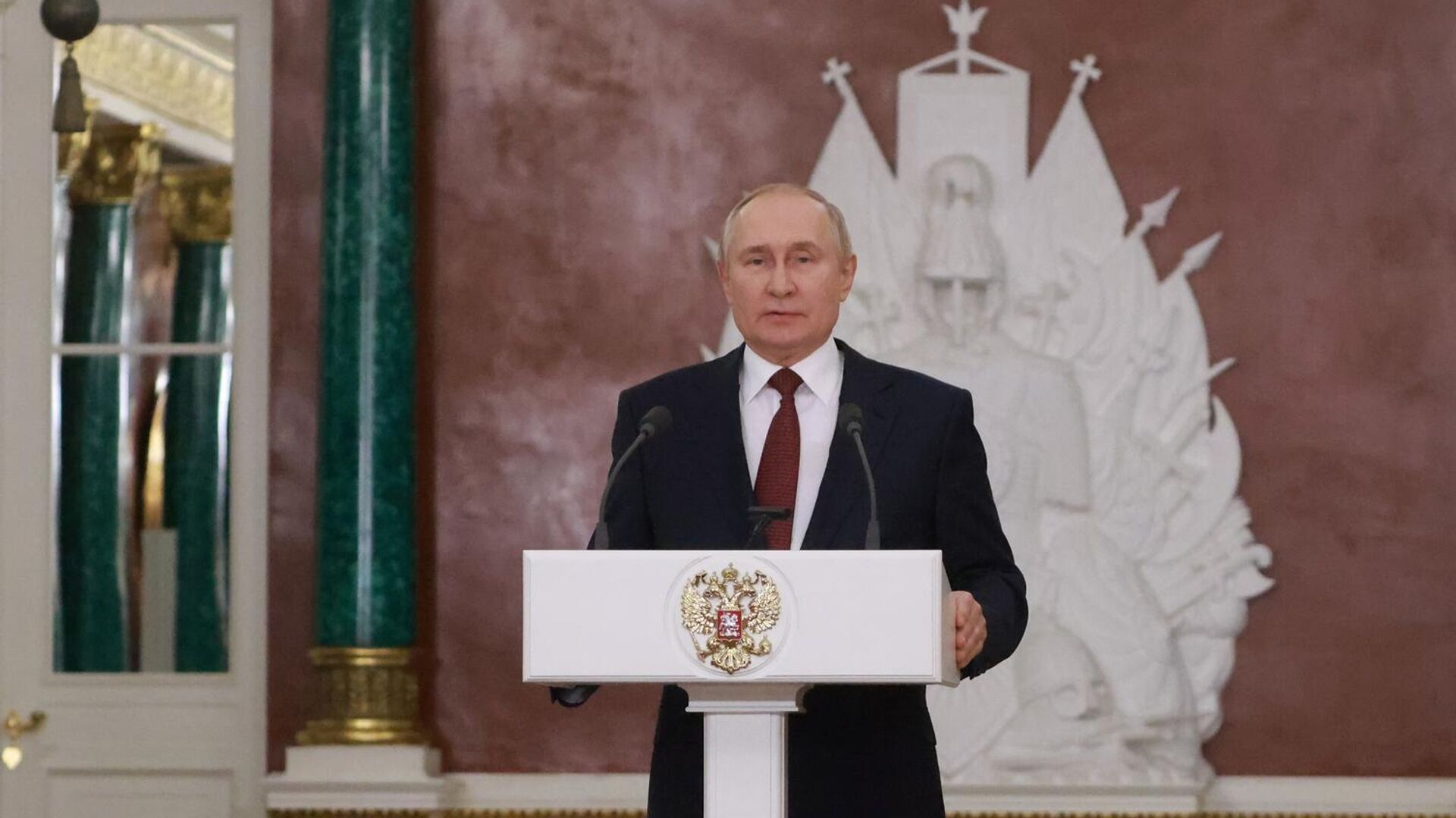 Президент России Владимир Путин на пресс-конференции по итогам заседания Государственного Совета - РИА Новости, 1920, 24.12.2022