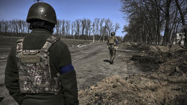 Украинские военнослужащие 