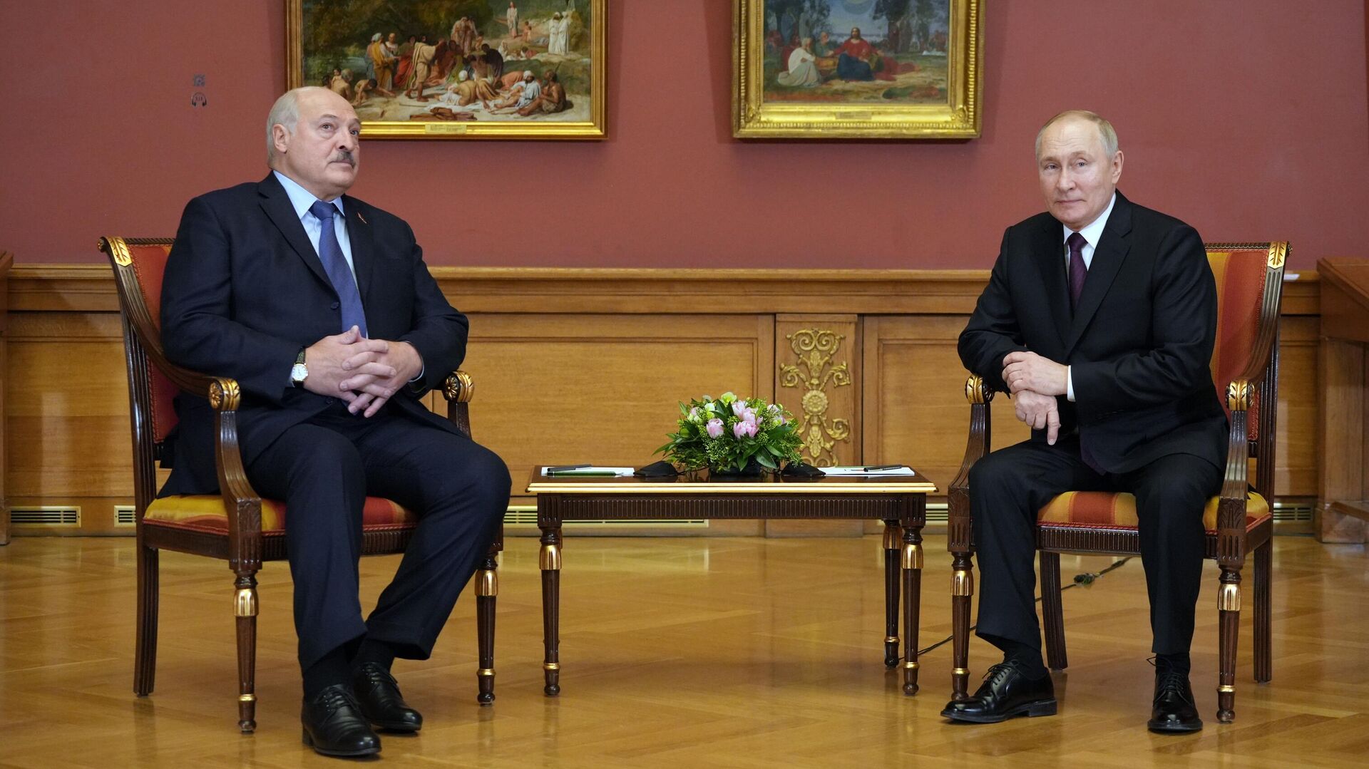 Президент РФ Владимир Путин и президент Белоруссии Александр Лукашенко  - РИА Новости, 1920, 16.02.2023