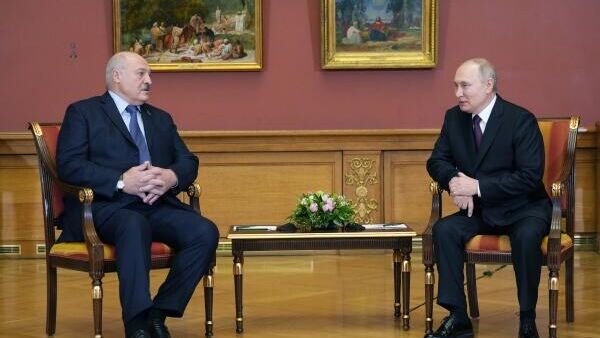 Встреча Путина и Лукашенко в Русском музее