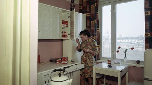 Быт советских людей. Кухня в московской квартире