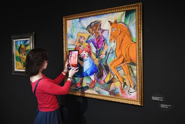 Презентация AR-проекта от РИА Новости в Музее русского импрессионизма