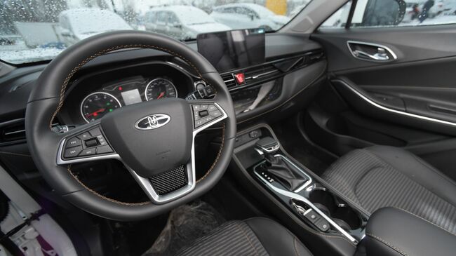 Внутри салона машины Москвич 3