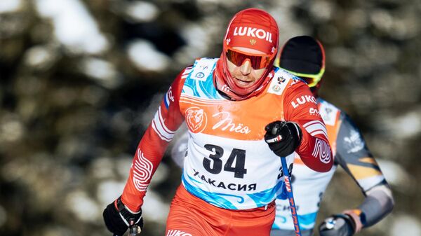 Российский лыжник Илья Семиков