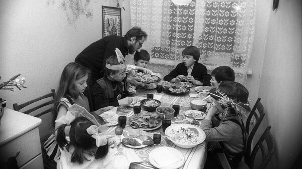 Встреча Нового года в одной их московских семей