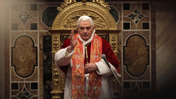Почетный папа Римский Бенедикт XVI. 2010 год