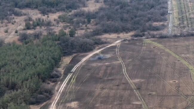 Уничтожение украинской бронетехники группировкой Отважные