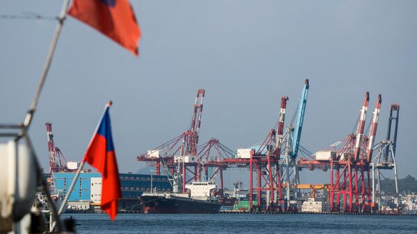 Морской торговый порт в Килунге, Тайвань