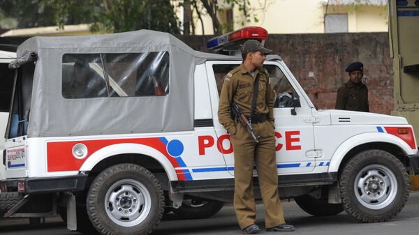 Сотрудники полиции Индии в Нью-Дели