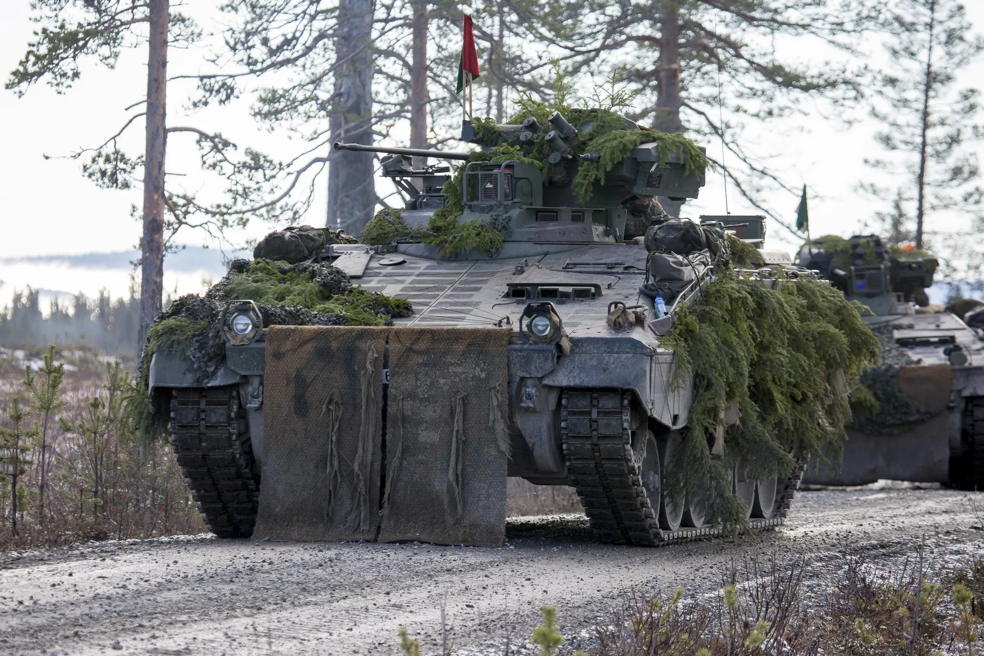 Немецкая боевая машина пехоты Marder во время учений Немецкая боевая машина пехоты Marder во время учений - РИА Новости, 1920, 09.01.2023