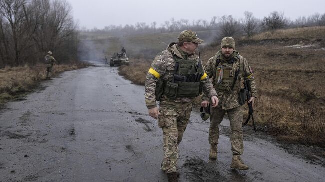 Украинские военные в Харьковской области