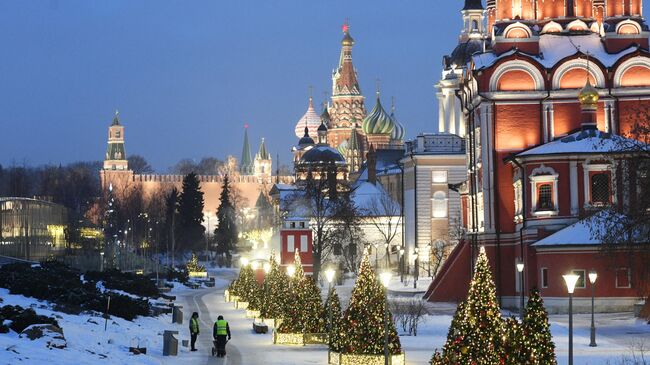 Парк Зарядье в Москве