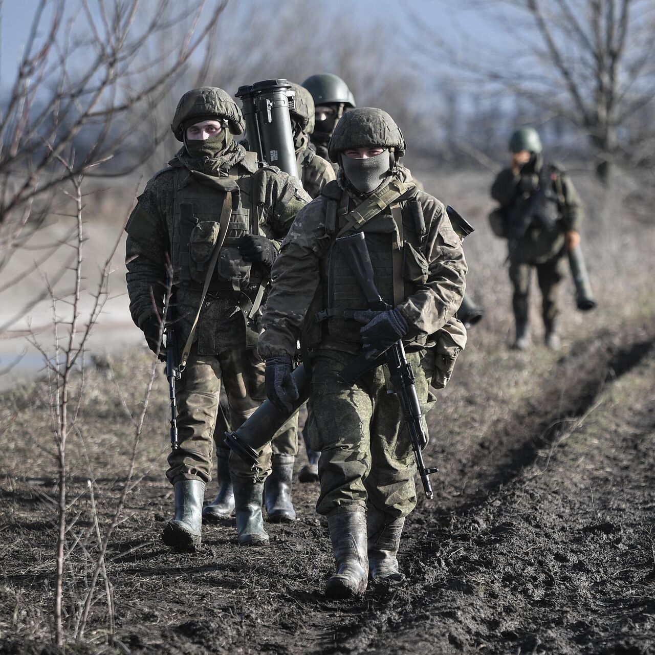 Бойцы ВДВ отразили атаку украинских военных - РИА Новости, 20.03.2023