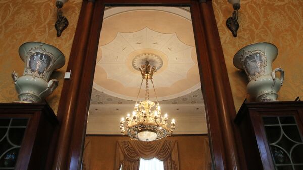 Парадный приемный кабинет императора Николая II в Ливадийском дворце