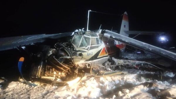 Крушение самолета Ан-2 недалеко от поселка Каратайка в Заполярном районе Ненецкого АО
