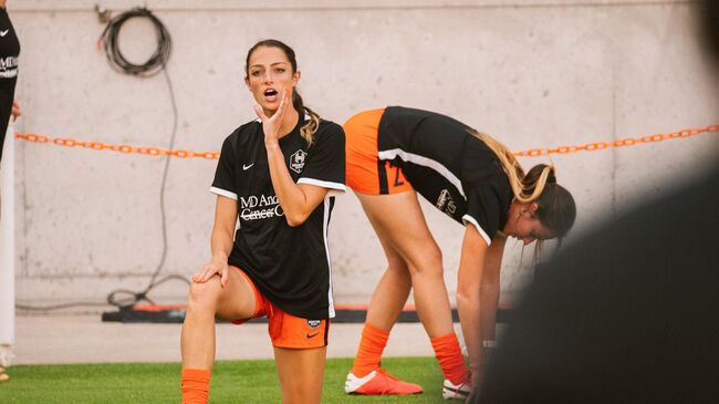 Футболистки клуба NWSL Хьюстон Дэш