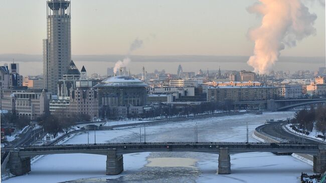 Морозы в Москве. Архивное фото