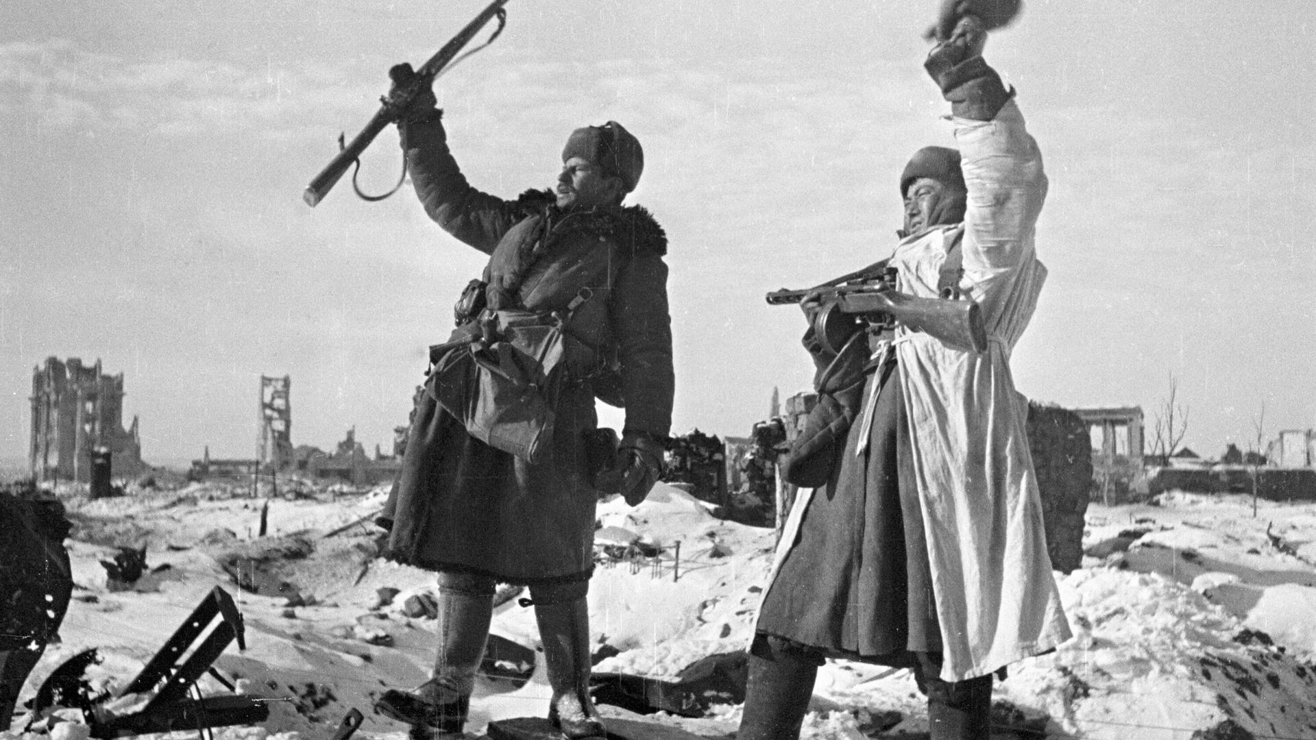 Город свободен. Сталинград, 31 января 1943 - РИА Новости, 1920, 31.01.2023