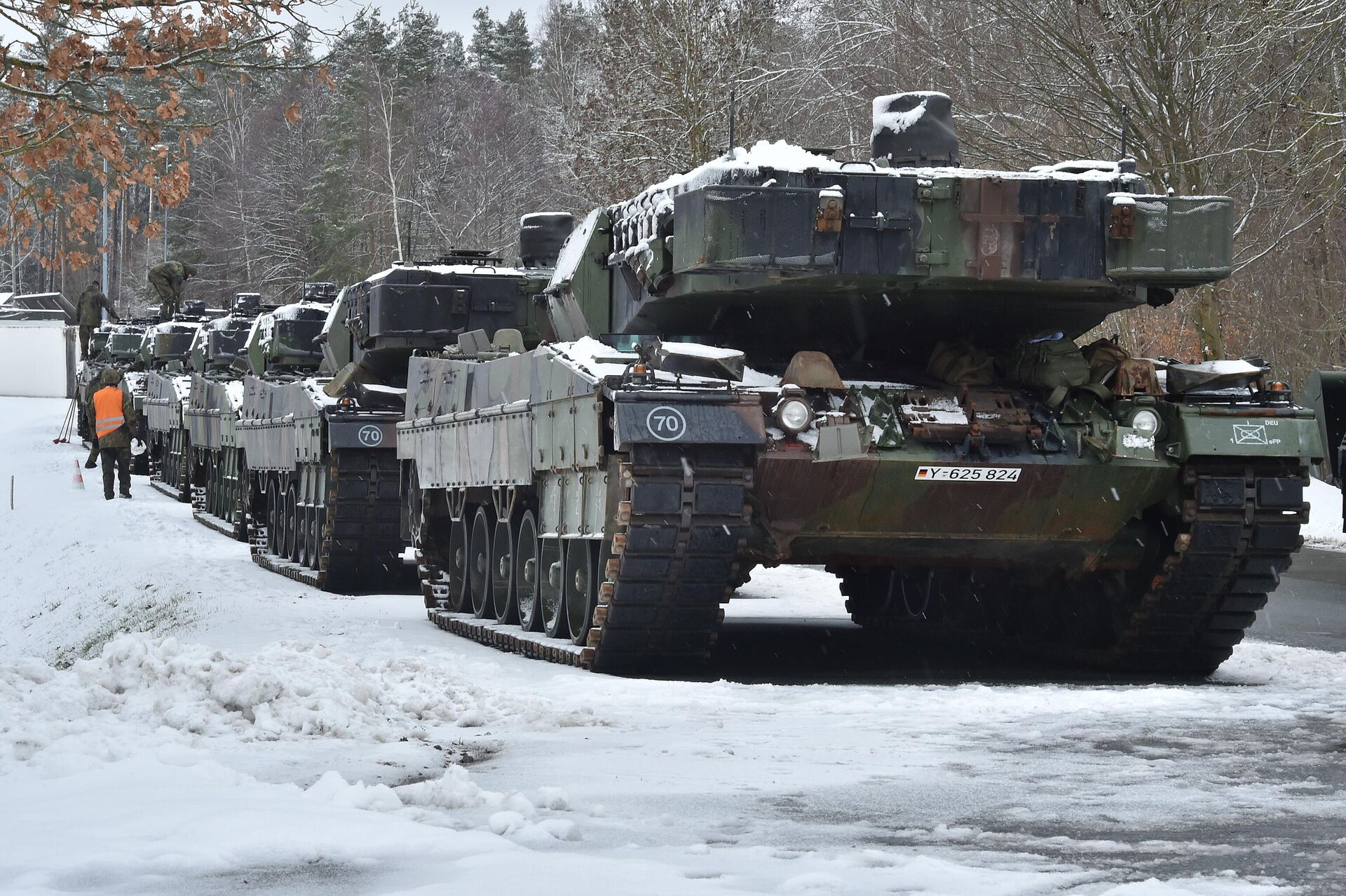 Немецкие танки Leopard 2 - РИА Новости, 1920, 25.01.2023