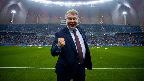 Президент футбольного клуба Барселона Жоан Лапорта