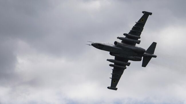 Самолет Су-25 украинских ВВС. Архивное фото