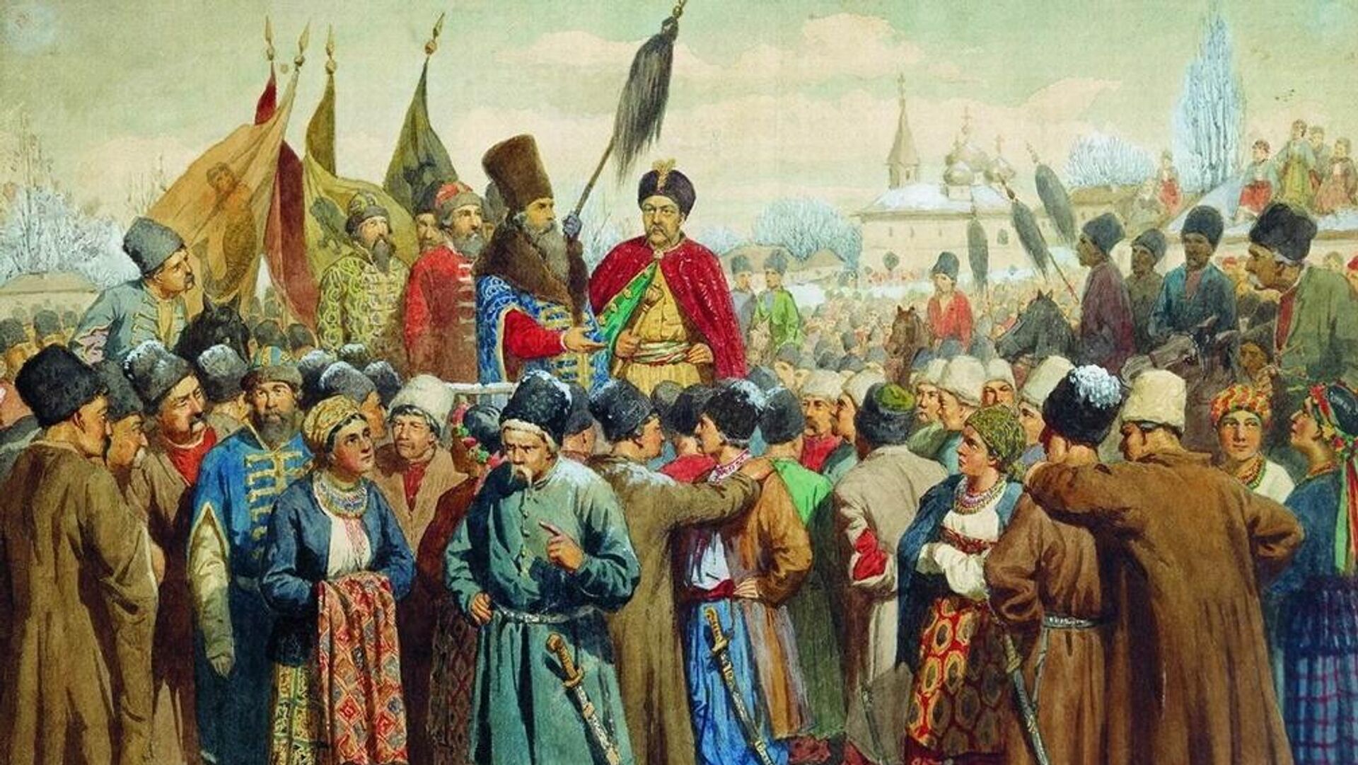 В 1654 в состав россии вошла. Кившенко Переяславская рада.