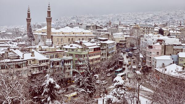 Турецкий город Бурса зимой
