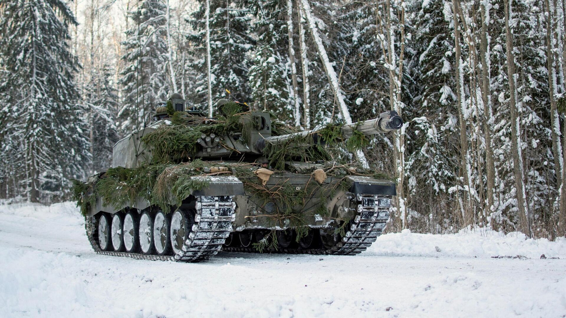 Основной боевой танк Сухопутных войск Великобритании Challenger 2 - РИА Новости, 1920, 26.01.2023