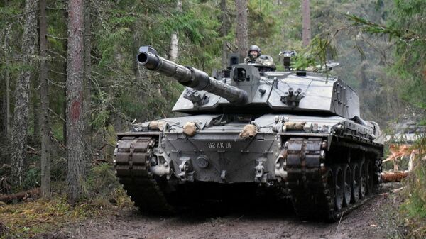 Основной боевой танк Сухопутных войск Великобритании Challenger 2