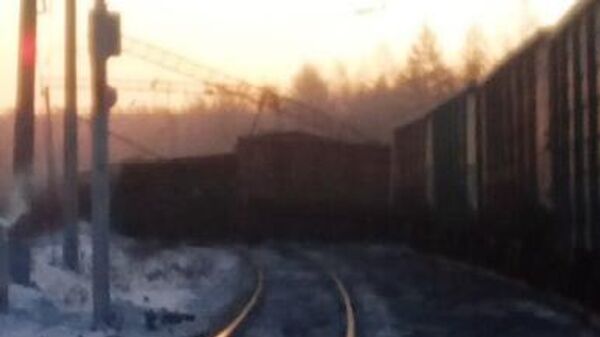 Сход вагонов на перегоне Джиктанда - Талдан Забайкальской железной дороги