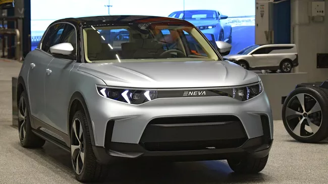 Разрабатываемый концерном Алмаз-Антей автомобиль E-NEVA