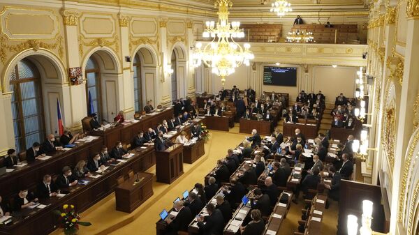 Заседание парламента в Праге, Чешская Республика