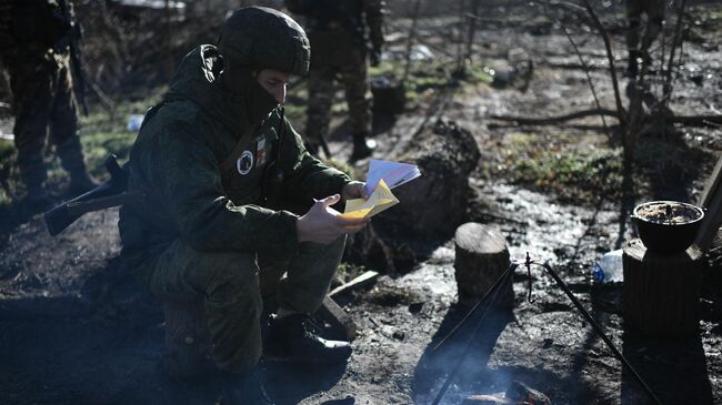 Военнослужащий на Запорожском направлении