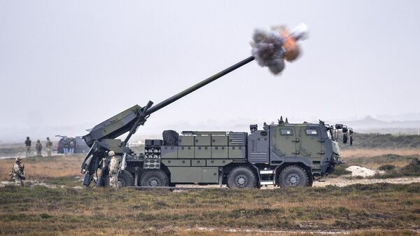 Самоходная артиллерийская установка CAESAR армии Дании