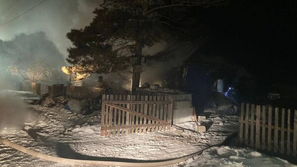 Пожар в частном доме в селе Павловка Белогорского муниципального округа Амурской области
