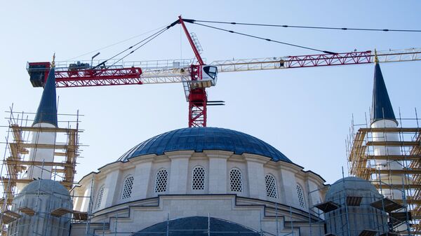 Строительство Соборной мечети в Симферополе