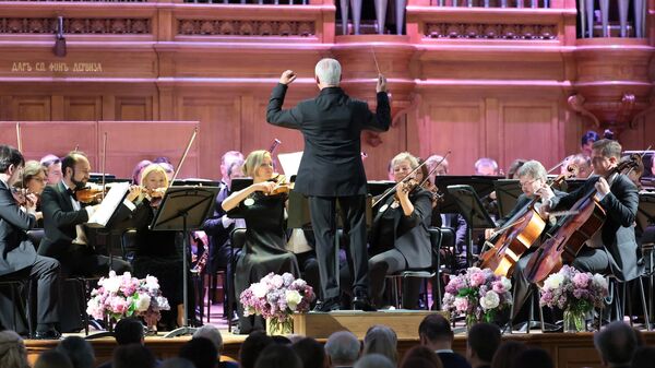 Выступление Национального филармонического оркестра России