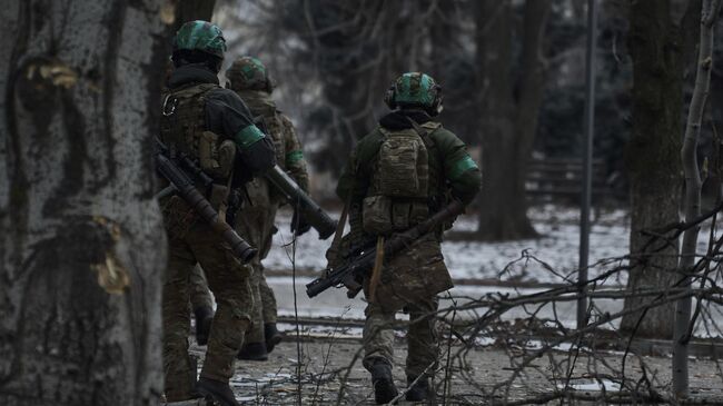 Украинские военные в Артемовске