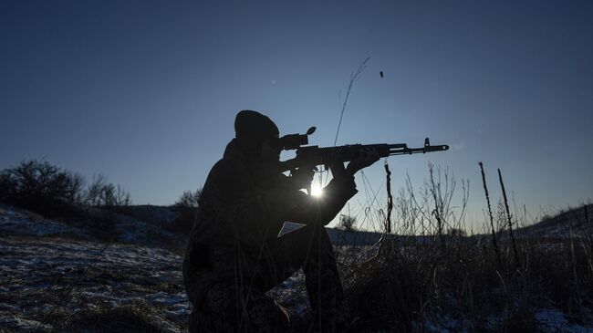 Украинский военнослужащий