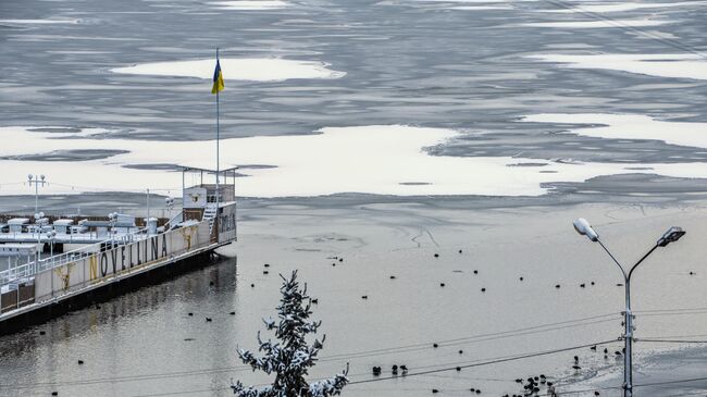 Флаг Украины в Тернополе