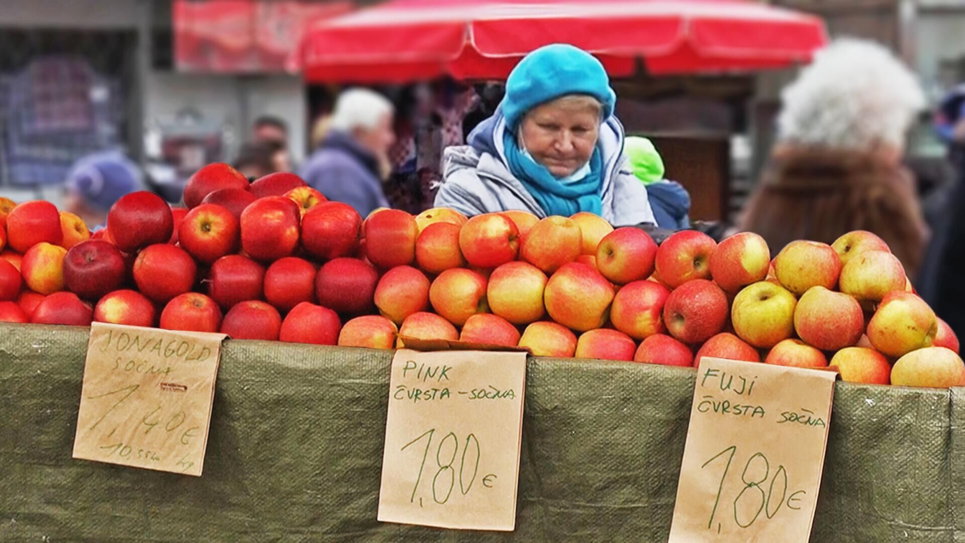 Цены невыносимы: хорваты о ситуации на рынках после введения евро - РИА Новости, 1920, 24.01.2023