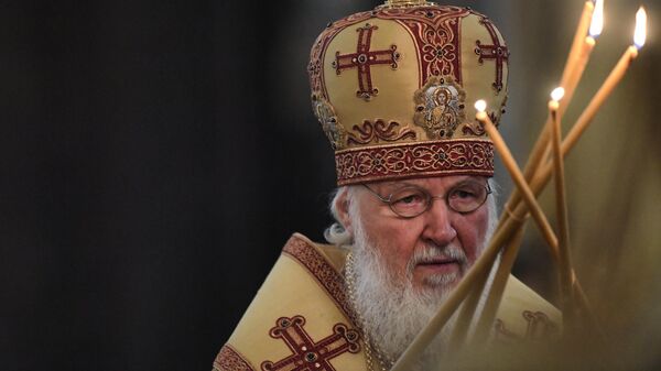 Патриарх Кирилл помолился о Победе в день святого Георгия
