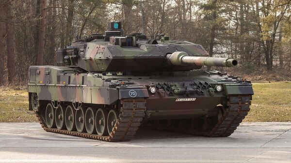 Танк Leopard 2 армии Германии. Архивное фото