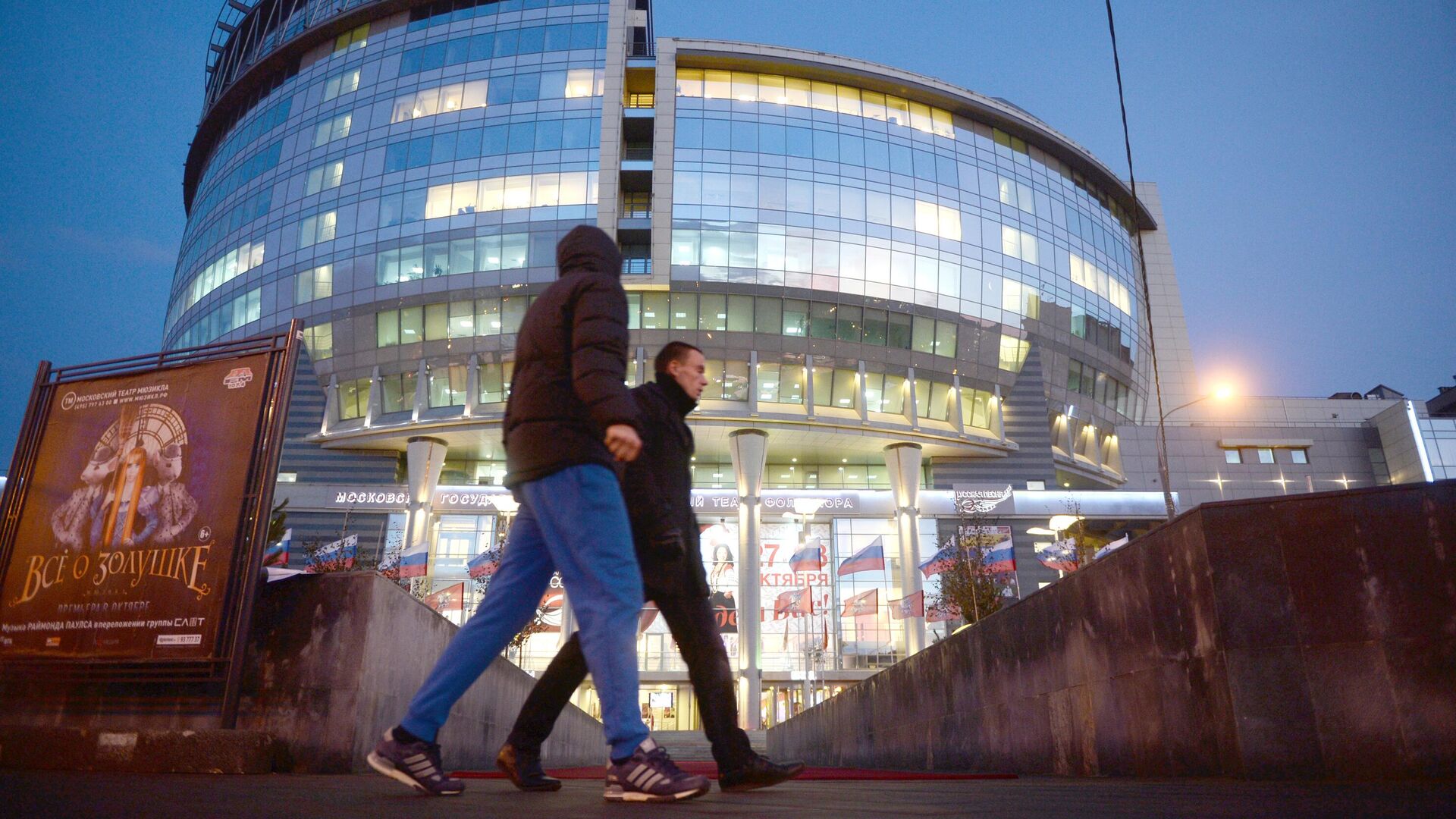 Здание Московского государственного музыкального театра фольклора Русская песня  - РИА Новости, 1920, 25.01.2023