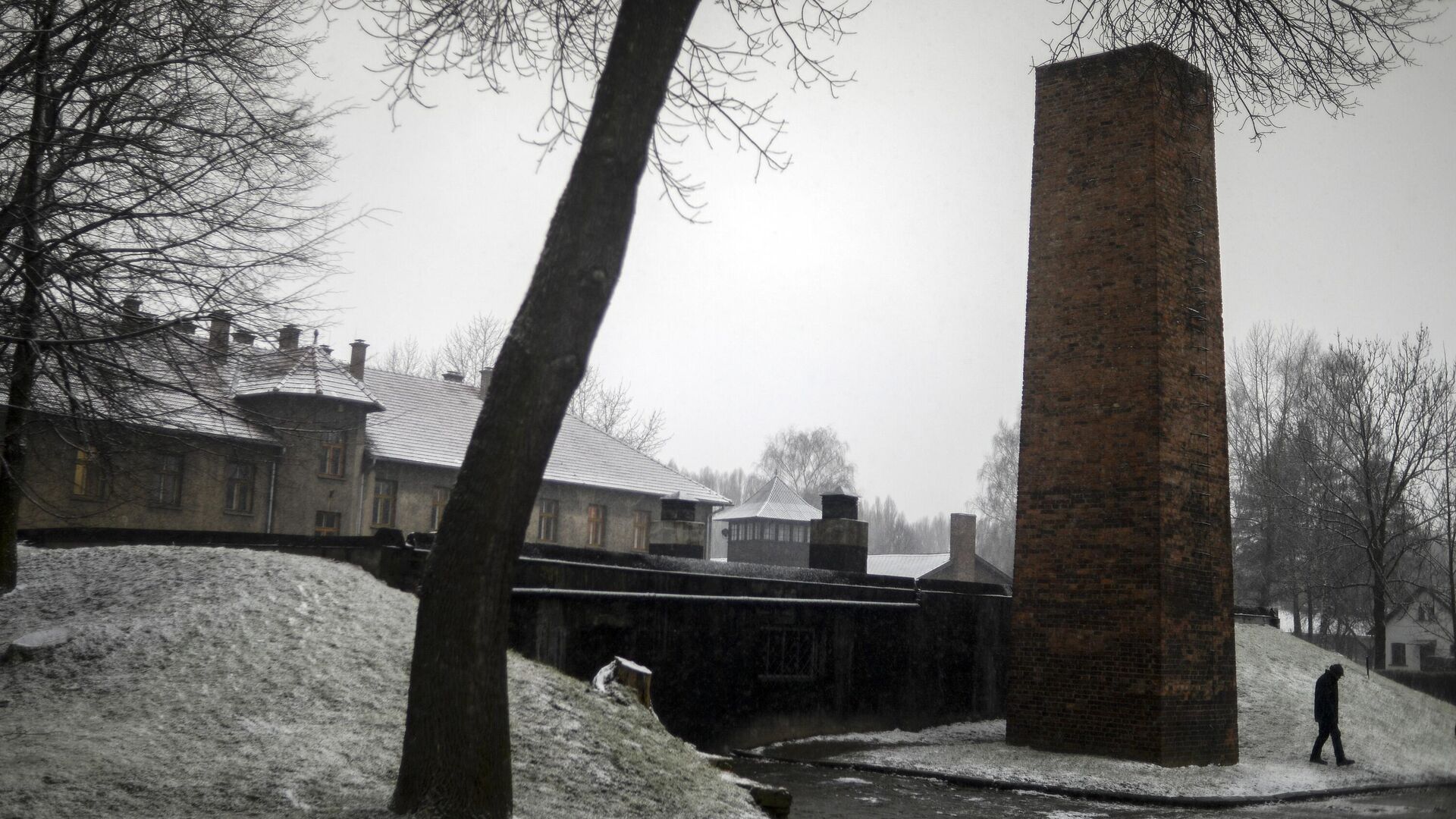Крематорий на территории бывшего концентрационного лагеря Аушвиц-Биркенау в Освенциме - РИА Новости, 1920, 28.01.2024